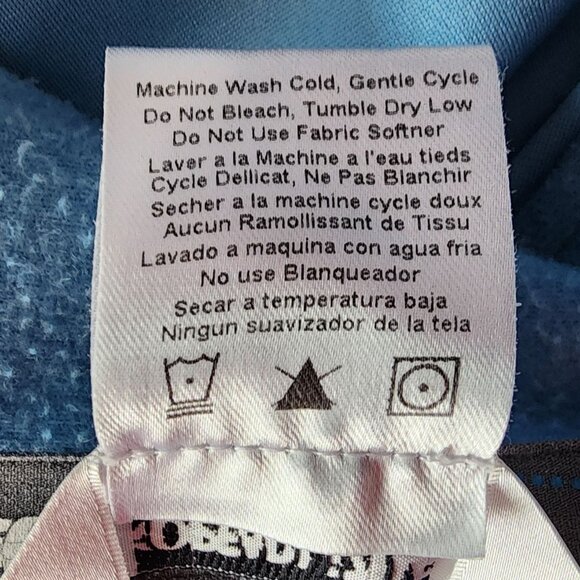 Vintage Pearl Izumi Womens Small Jacket Zipper Blue Pockets Fleece Backing Cycle - Picture 9 of 11